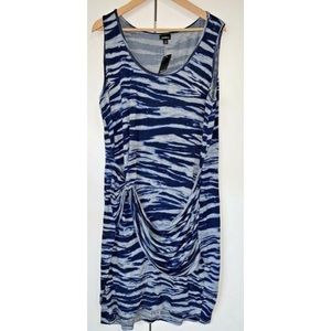 Torrid Blue Tunic Dress with Knot Tie